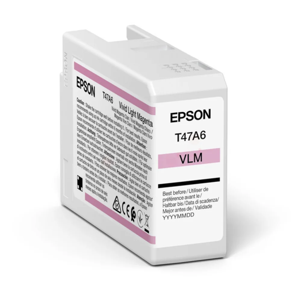 Original Epson C13T47A60N / T47A6 Tintenpatrone magenta hell