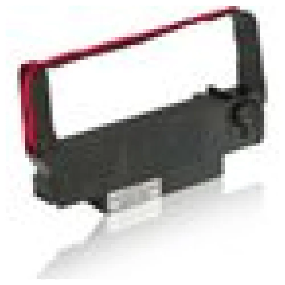 Kompatibel zu Epson C43S015376 / ERC-38-BR Farbband Schwarz, Rot – Bild 3