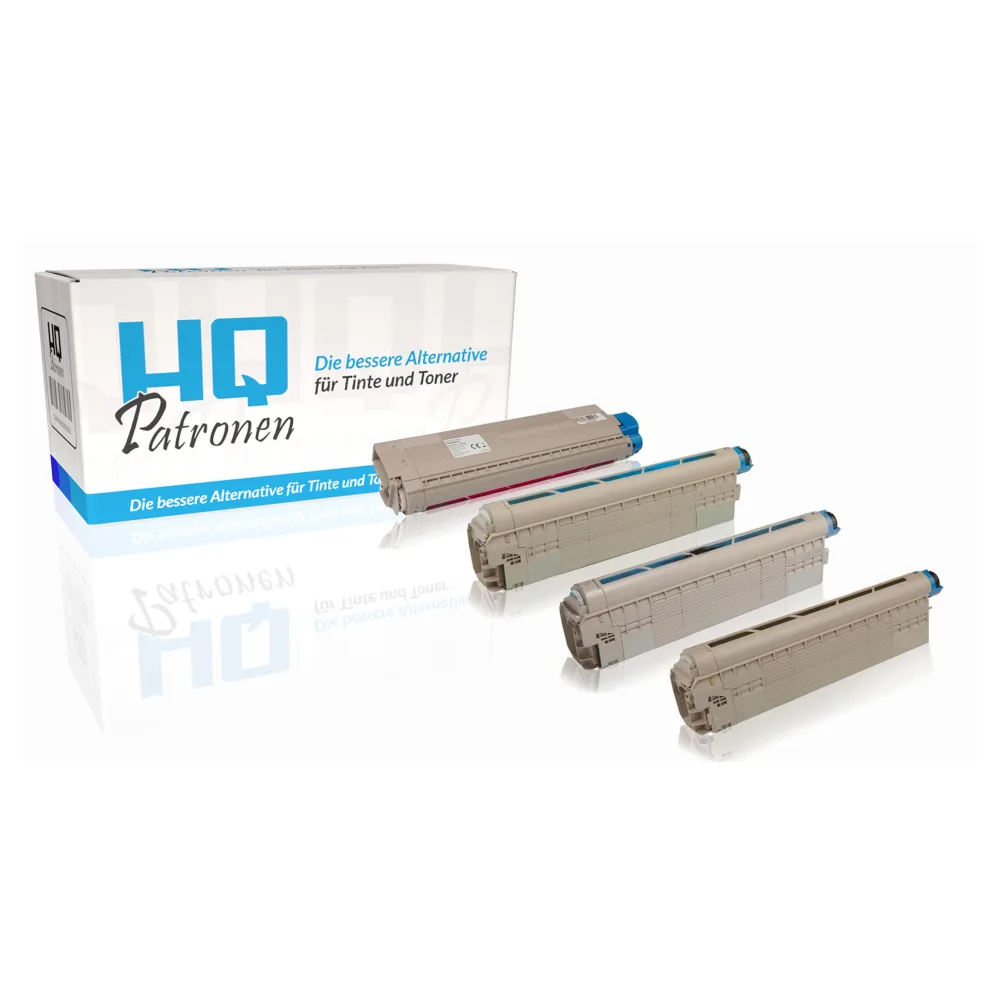 Multipack kompatibel zu OKI 44844616 / C822 enthält 4x Tonerkartusche