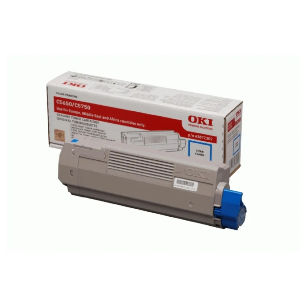 Original OKI 43872307 Toner cyan
