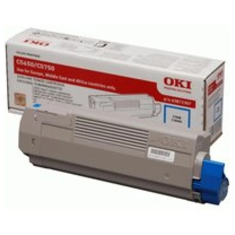 Original OKI 43872307 Toner cyan – Bild 2