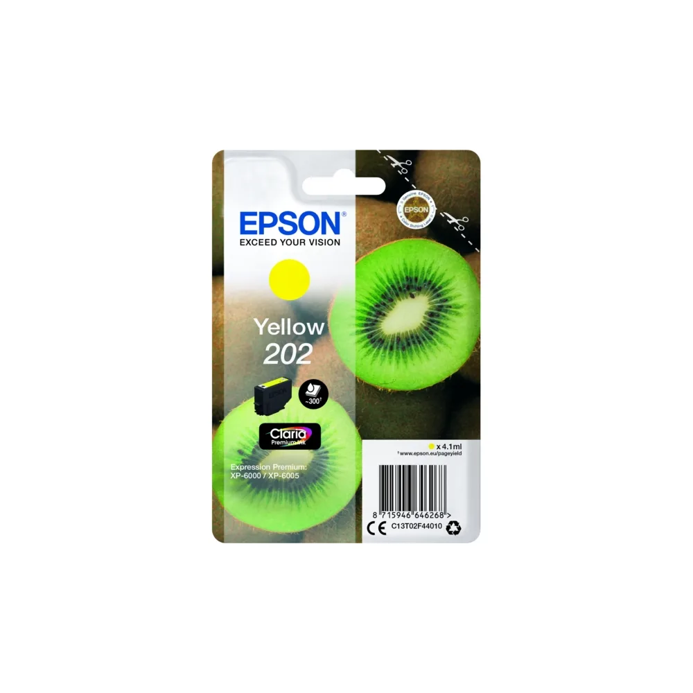 Original Epson C13T02F44010 / 202 Tintenpatrone gelb