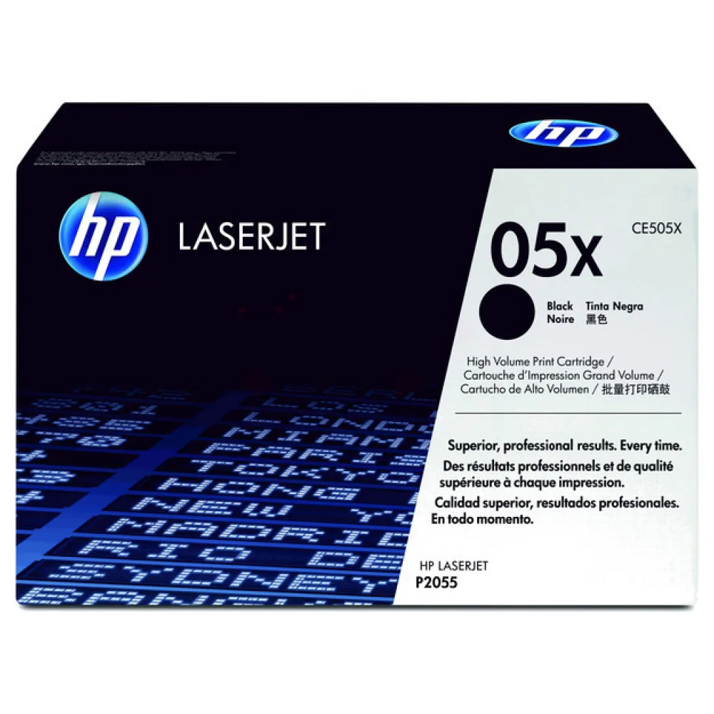 Original HP CE505X / 05X Toner schwarz