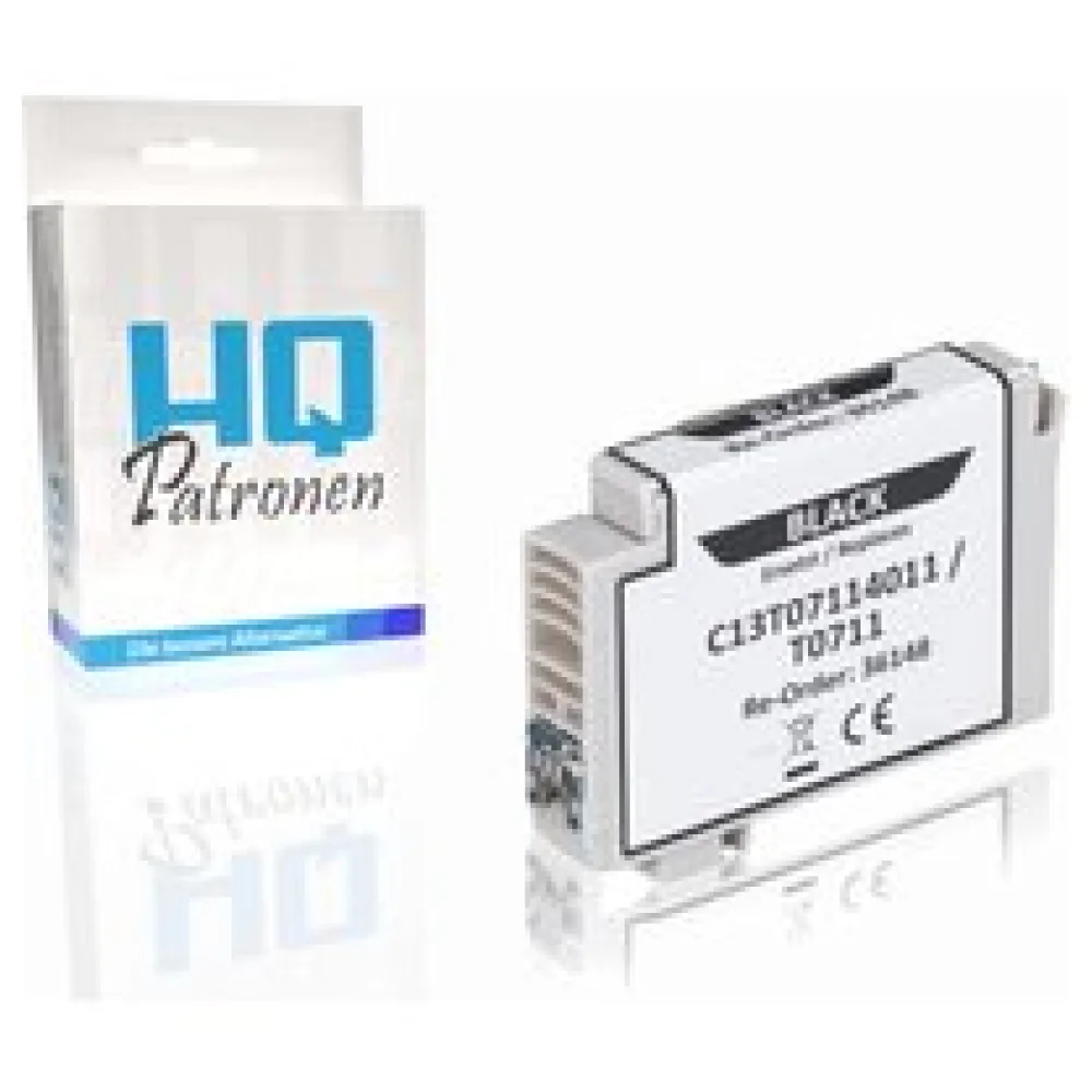 Kompatibel zu Epson C13T07114011 / T0711 Tintenpatrone, schwarz – Bild 2
