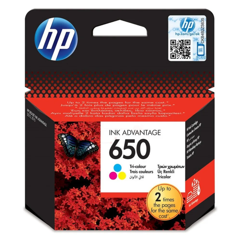 Original HP CZ102AE / 650 Druckkopfpatrone color