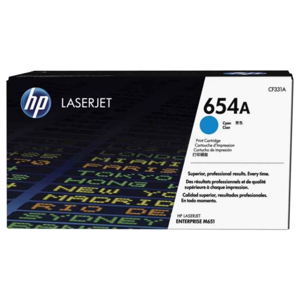 Original HP CF331A / 654A Toner cyan
