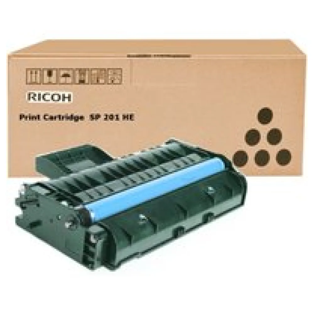 Original Ricoh 407254 / TYPESP201HE Toner schwarz – Bild 2