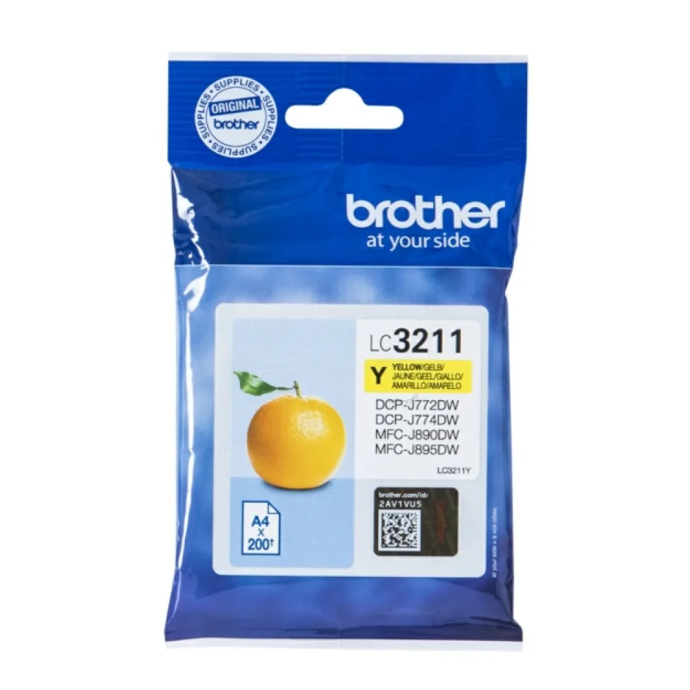 Original Brother LC3211Y Tintenpatrone gelb