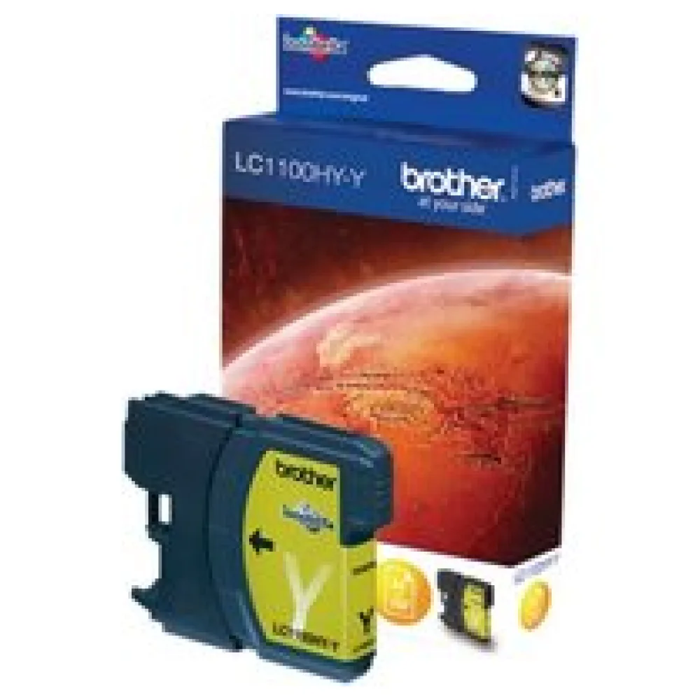 Original Brother LC1100HYY Tintenpatrone gelb – Bild 2