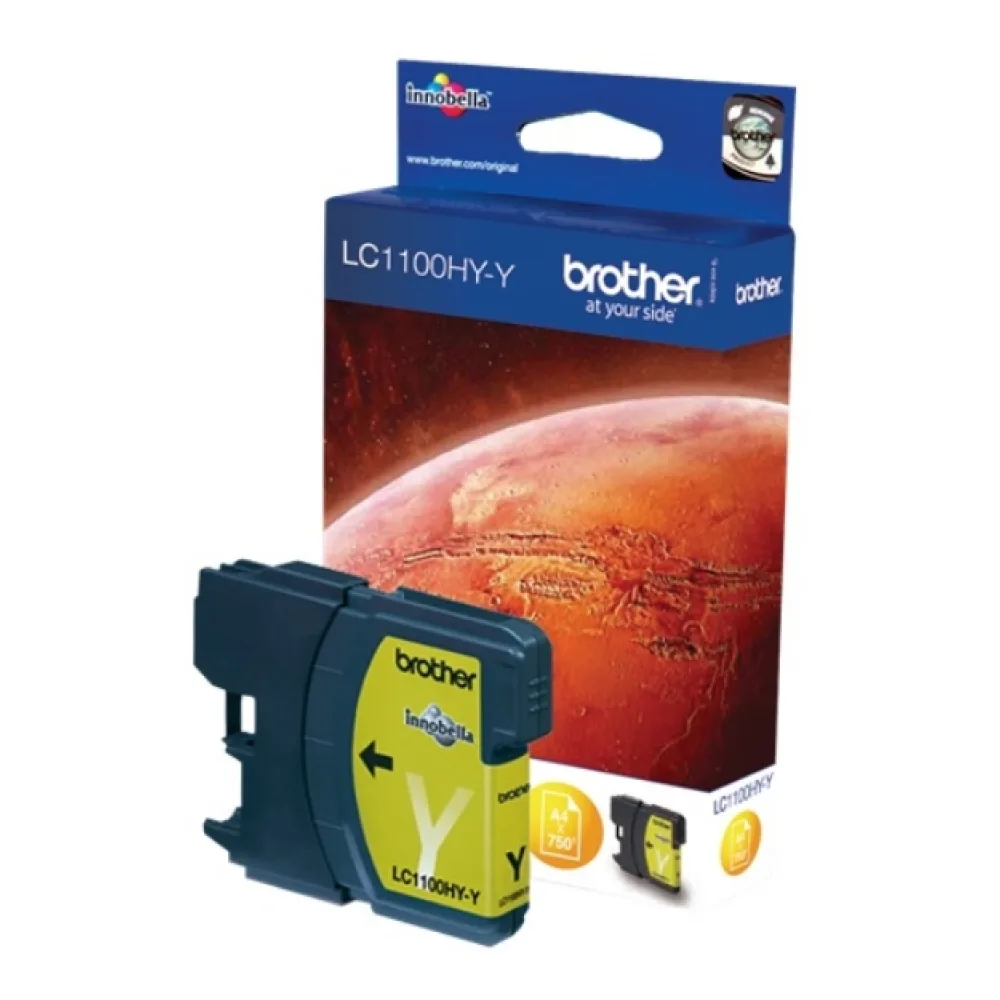 Original Brother LC1100HYY Tintenpatrone gelb