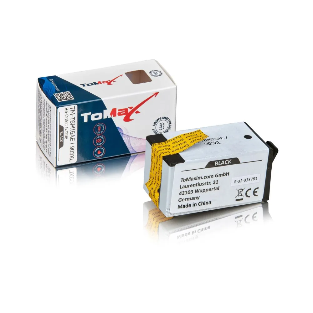 ToMax Premium ersetzt HP T6M15AE / 903XL Tintenpatrone, schwarz