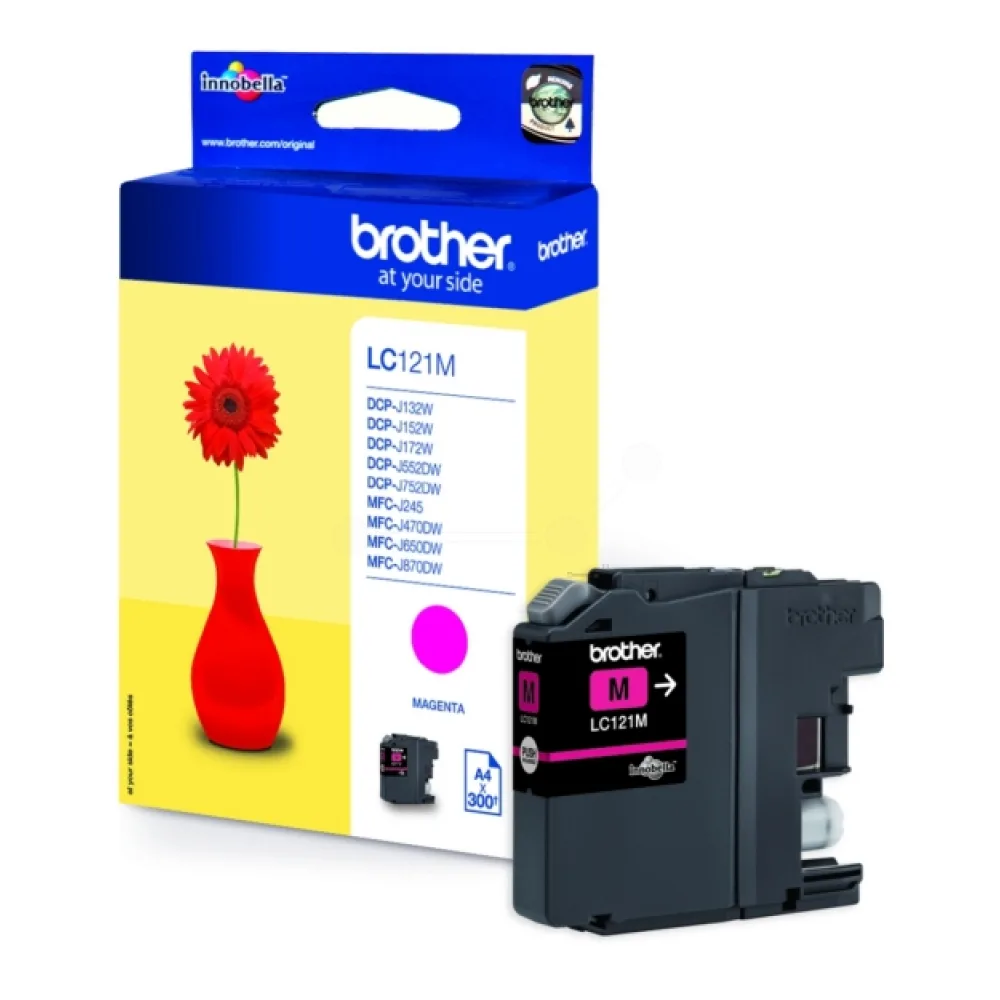 Original Brother LC121M Tintenpatrone magenta