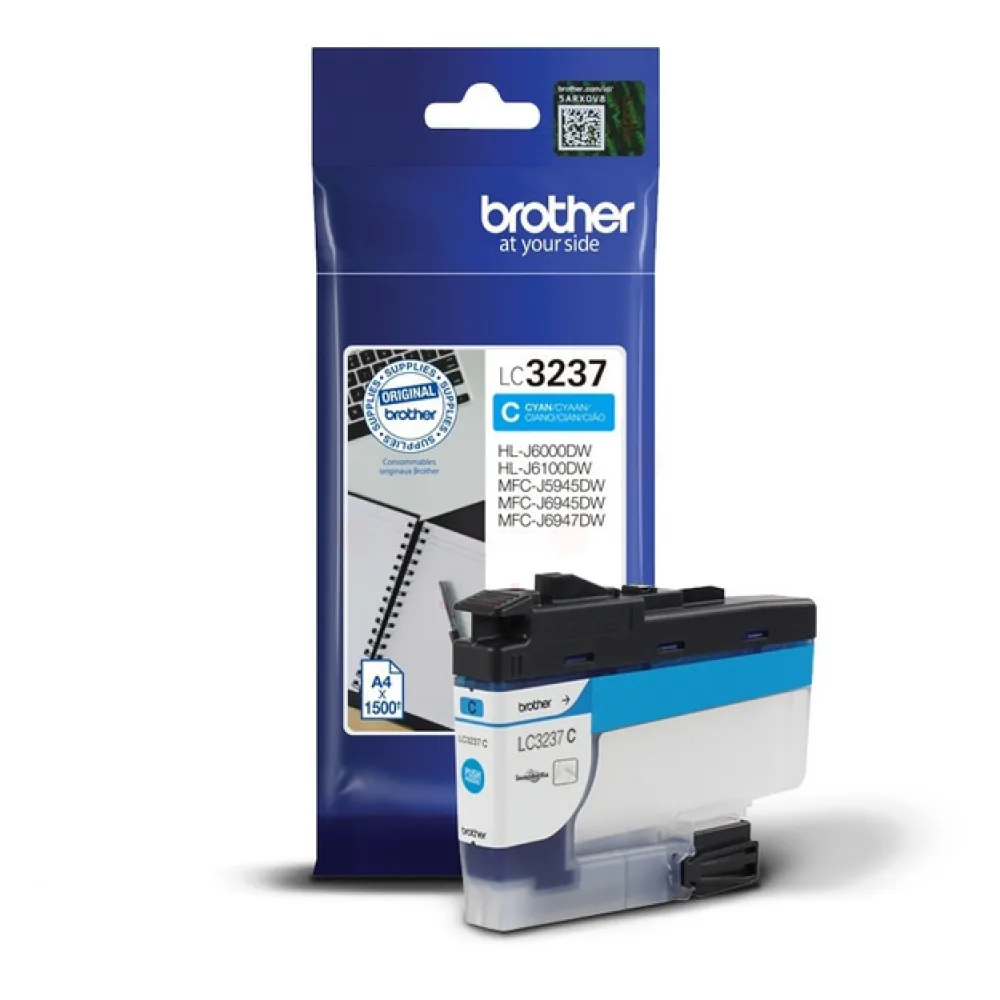 Original Brother LC3237C Tintenpatrone cyan