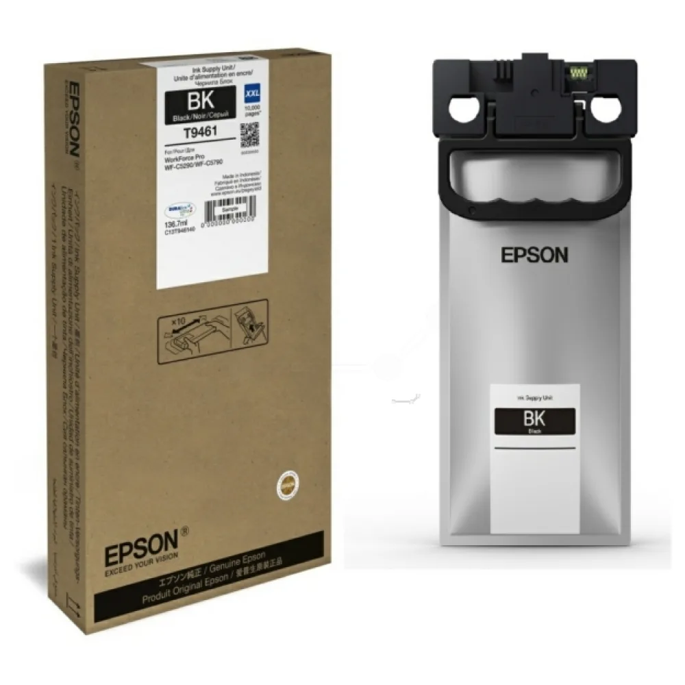 Original Epson C13T946140 / T9461 Tintenpatrone schwarz
