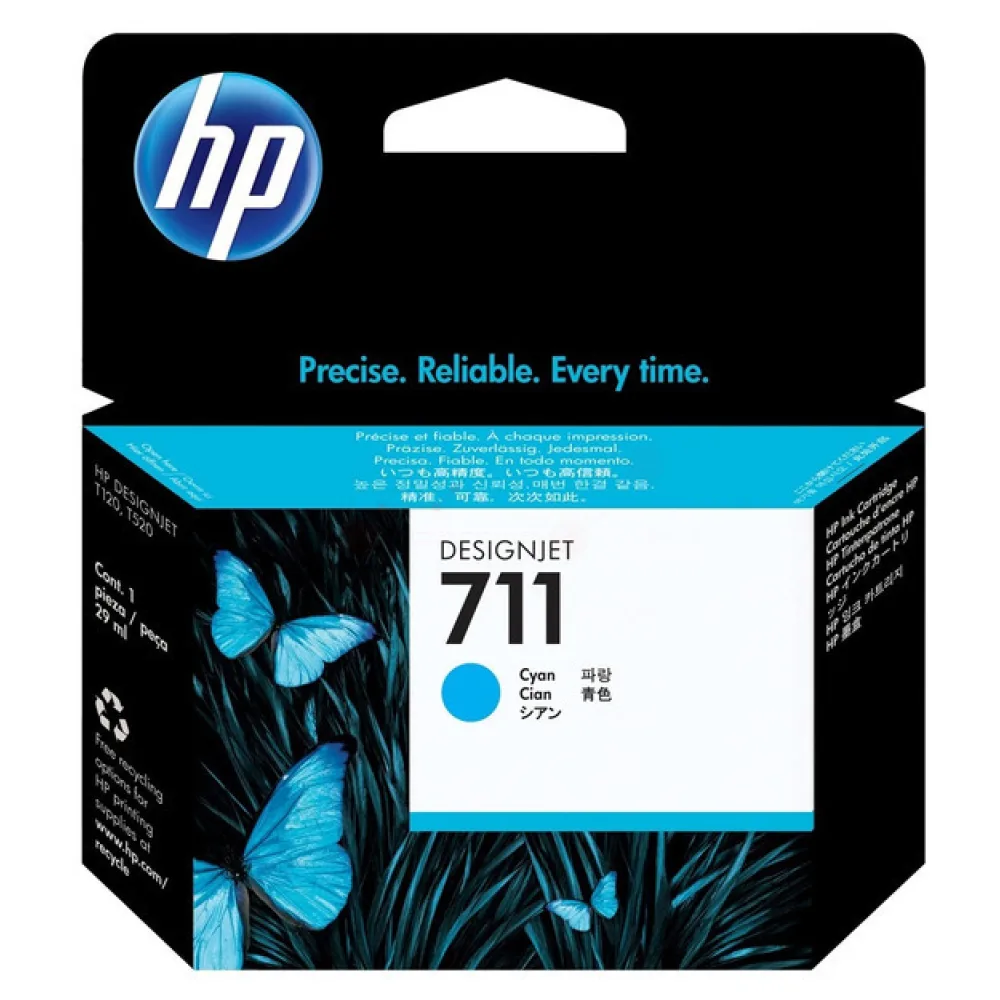 Original HP CZ130A / 711 Tintenpatrone cyan