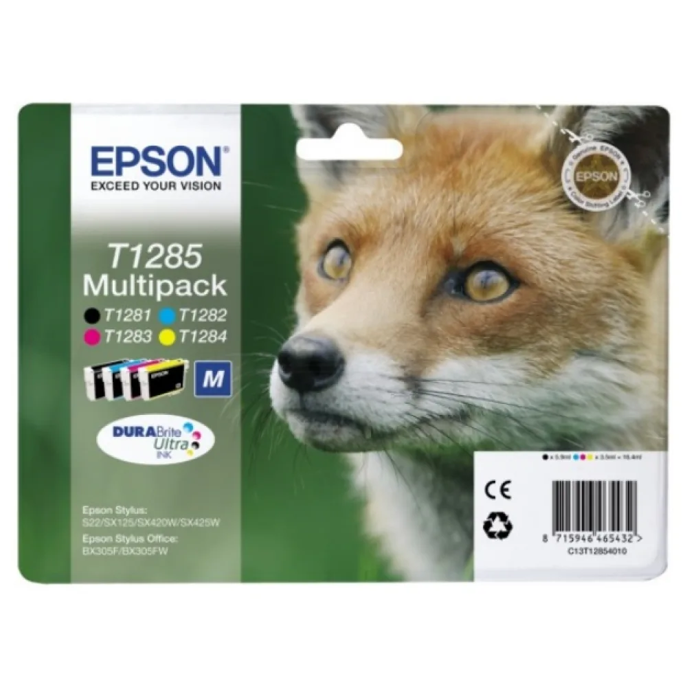 Original Epson C13T12854012 / T1285 Tintenpatrone Multipack