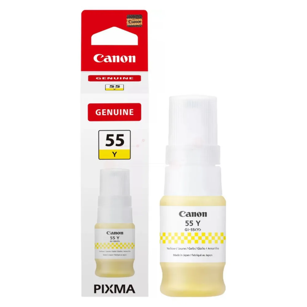 Original Canon 6291C001 / GI55Y Tintenflasche gelb