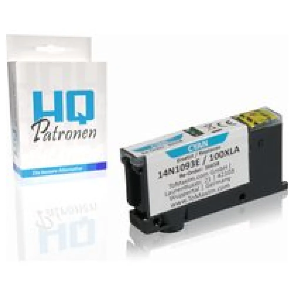 Kompatibel zu Lexmark 14N1093E / 100XLA Tintenpatrone, cyan – Bild 2