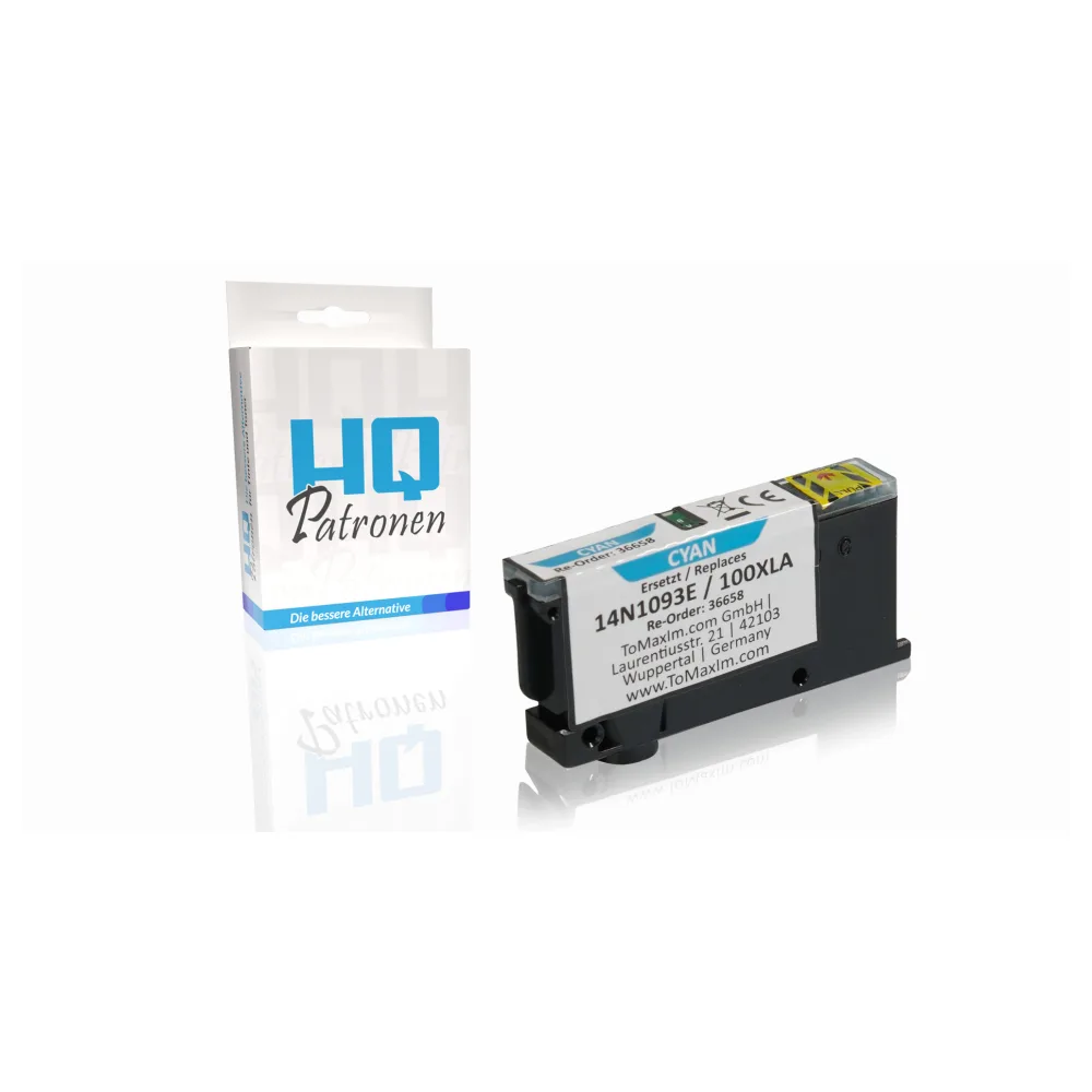 Kompatibel zu Lexmark 14N1093E / 100XLA Tintenpatrone, cyan
