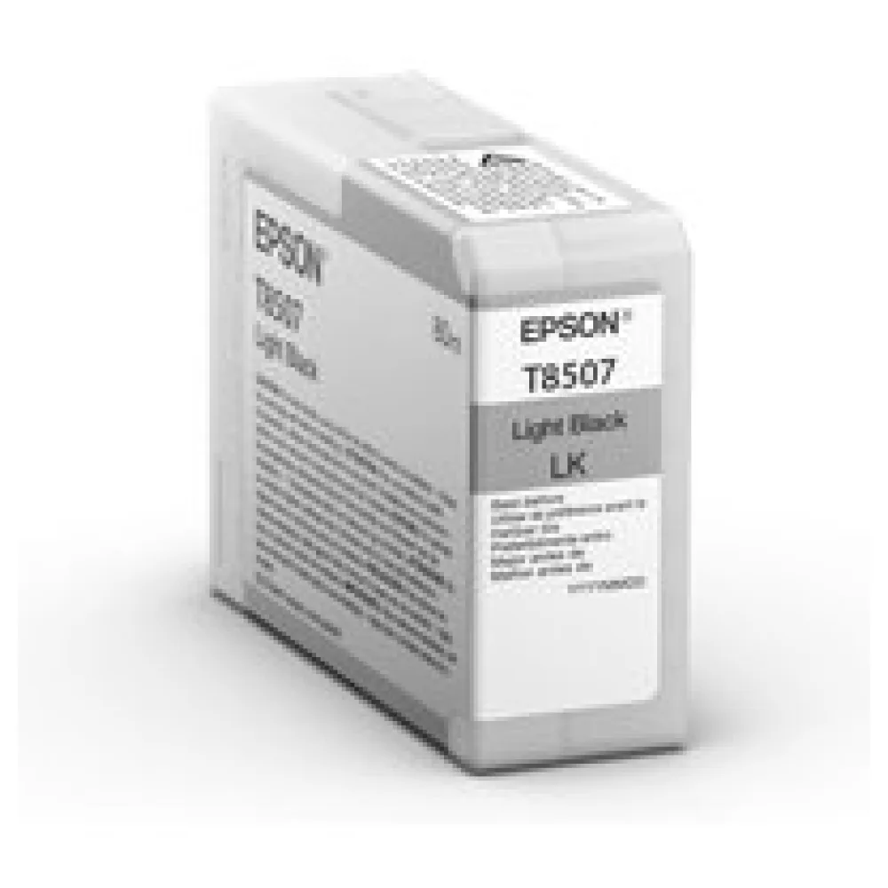 Original Epson C13T850700 / T8507 Tintenpatrone schwarz hell – Bild 2