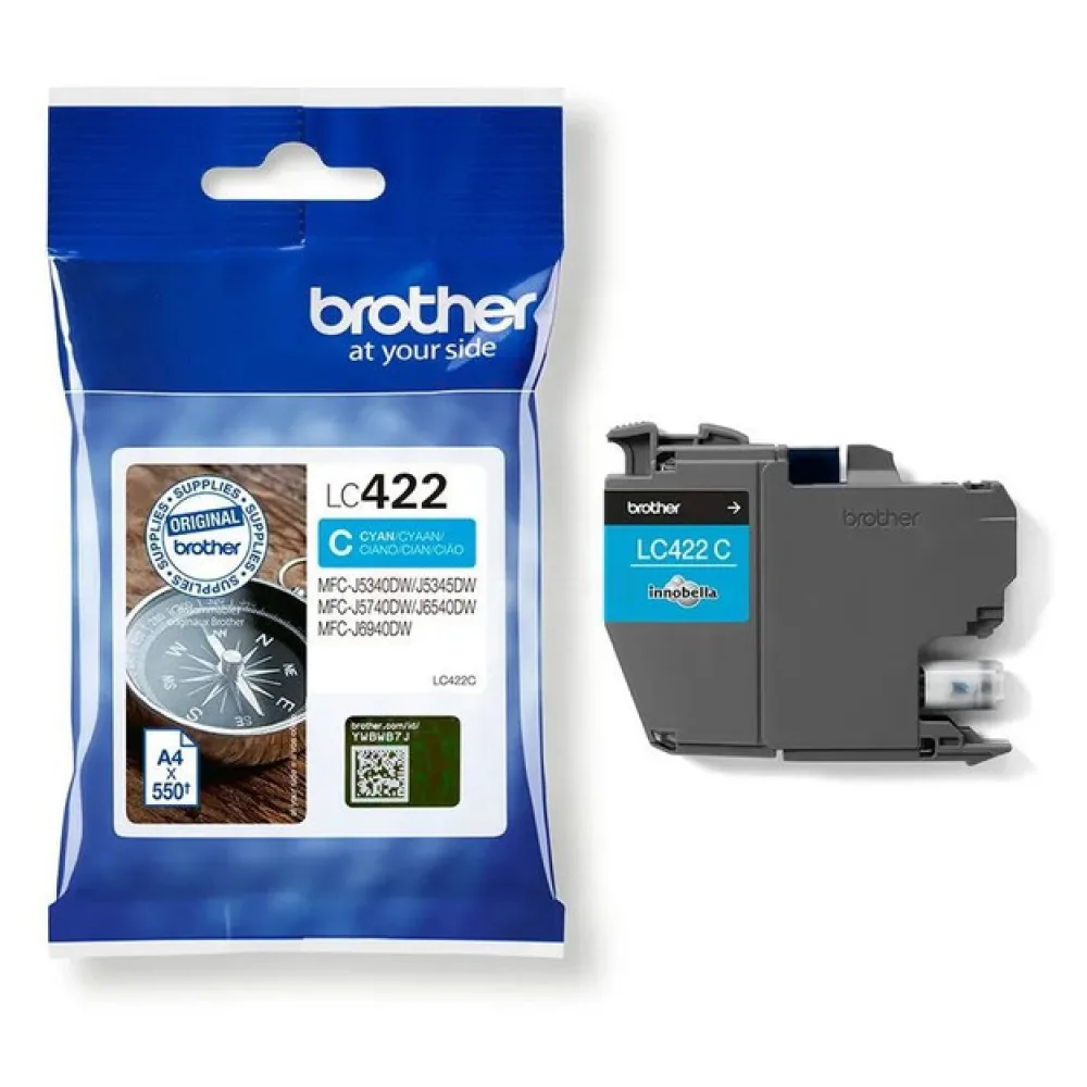 Original Brother LC422C Tintenpatrone cyan