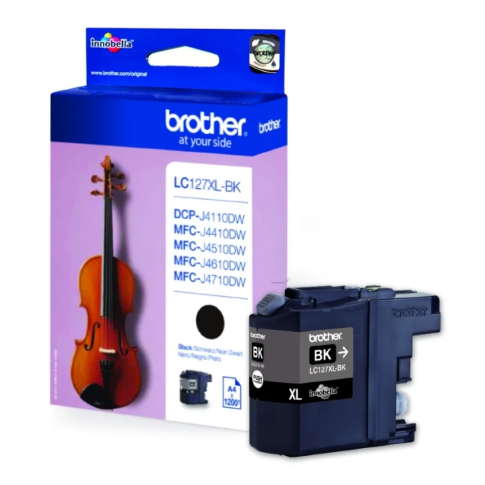 Original Brother LC127XLBK Tintenpatrone schwarz