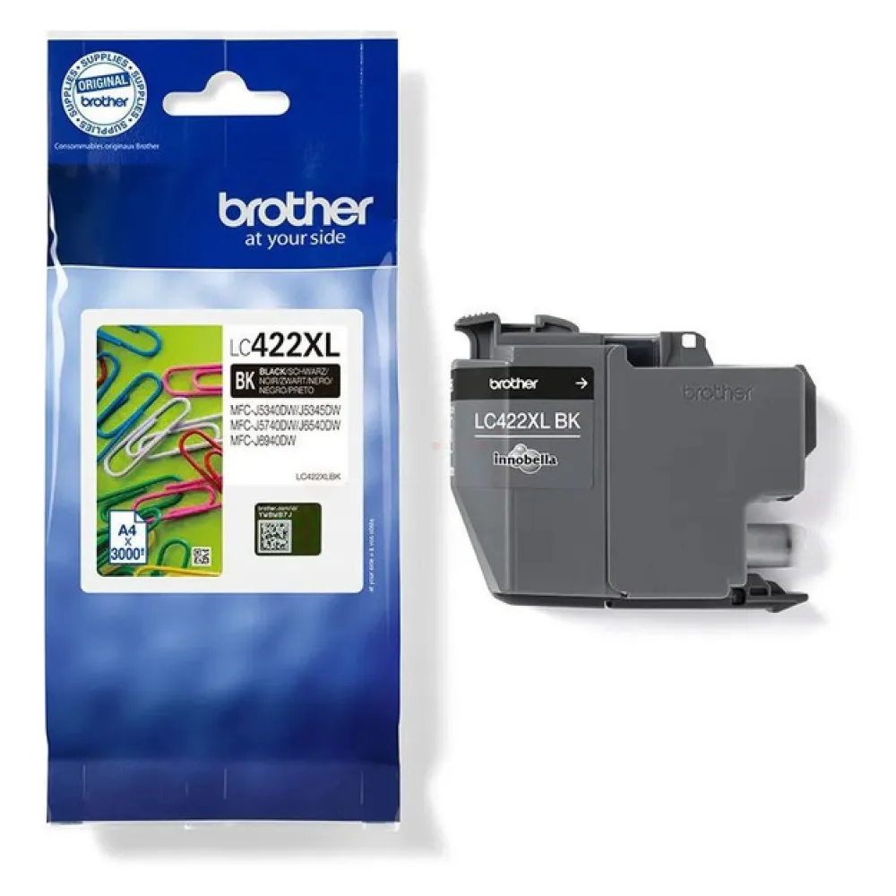 Original Brother LC422XLBK Tintenpatrone schwarz