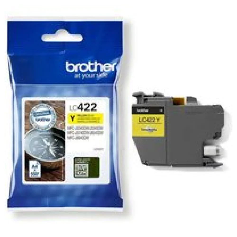 Original Brother LC422Y Tintenpatrone gelb – Bild 2