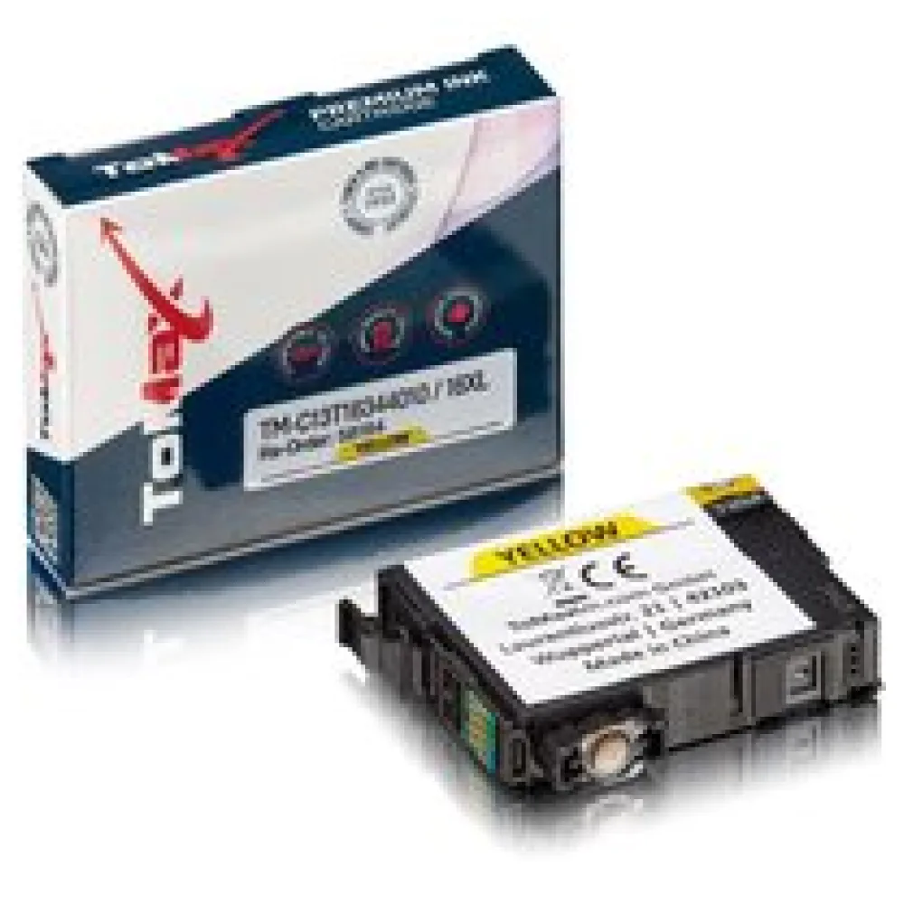 ToMax Premium ersetzt Epson C13T16344010 / 16XL Tintenpatrone, gelb – Bild 2