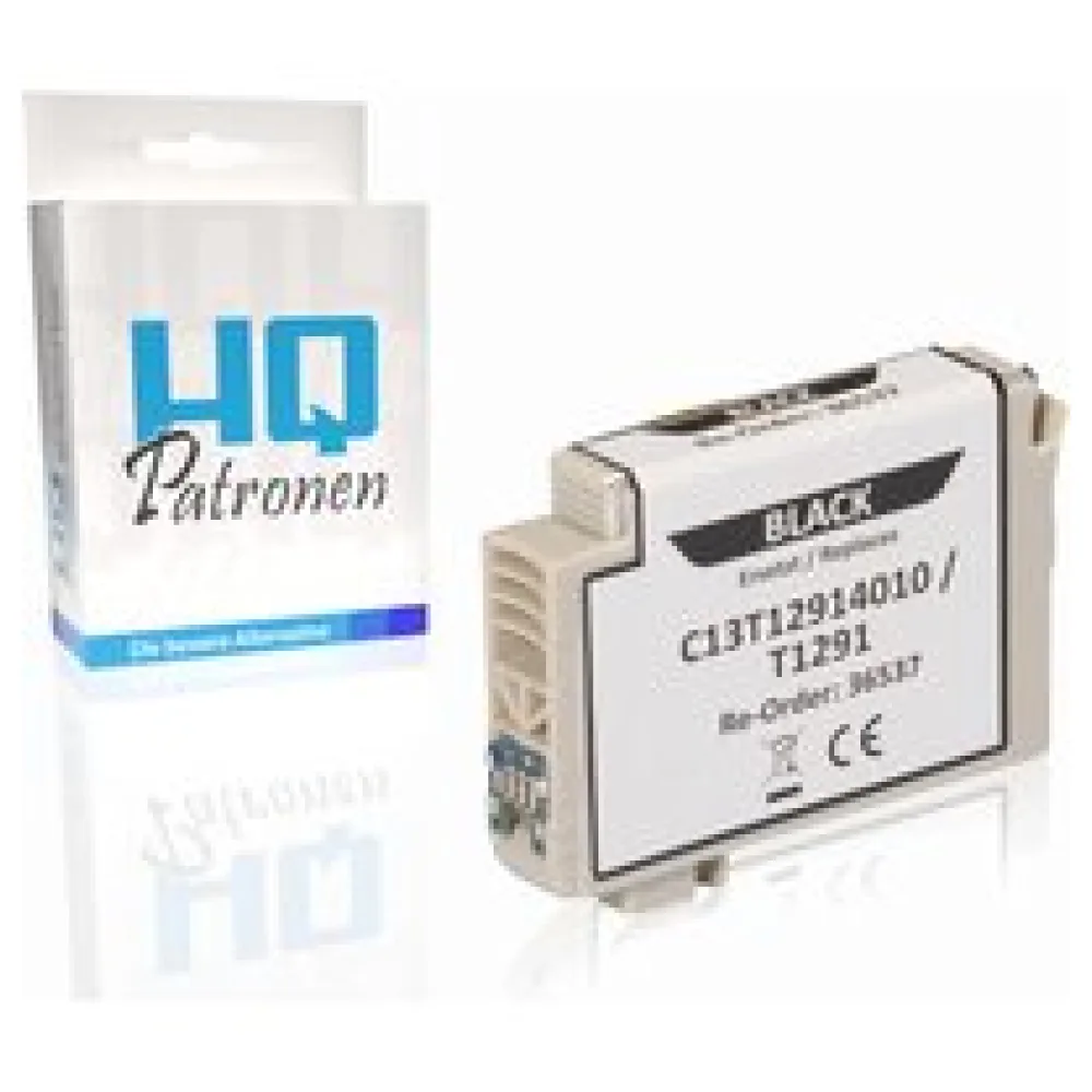 Kompatibel zu Epson C13T12914010 / T1291 Tintenpatrone, schwarz – Bild 2