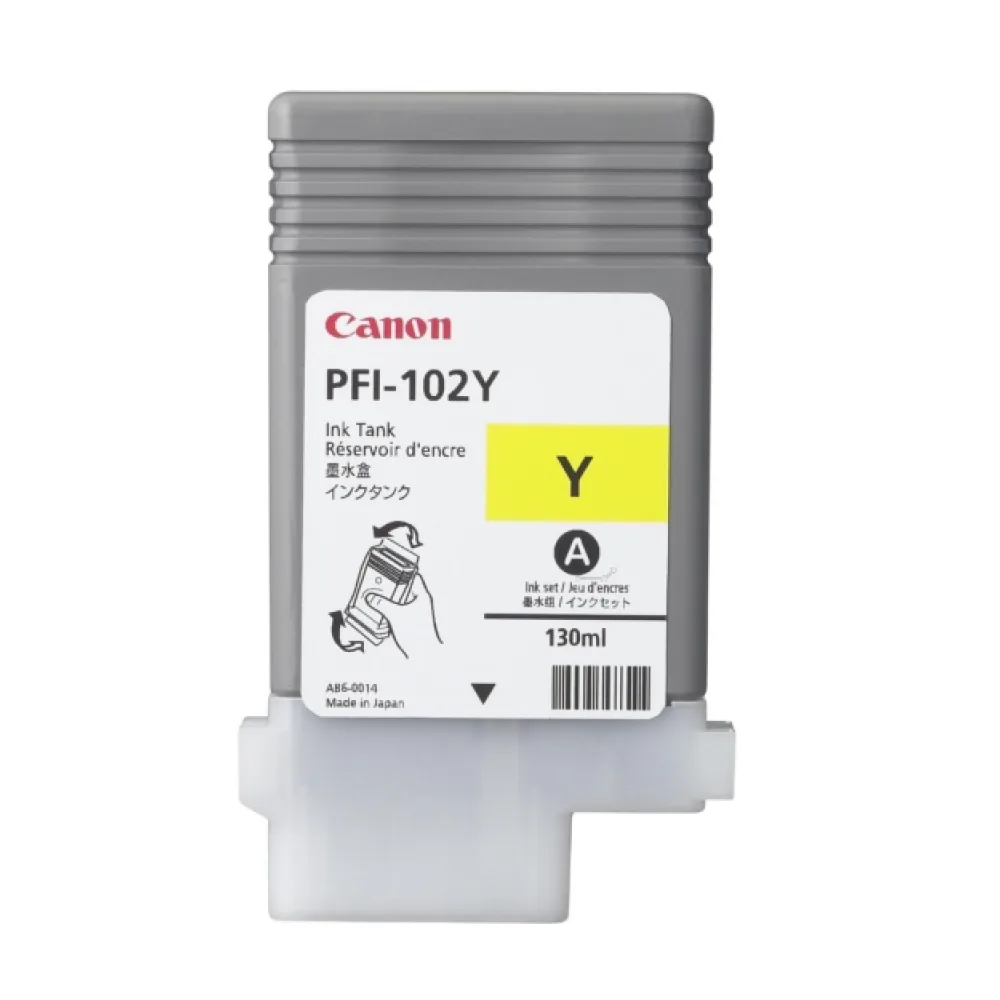 Original Canon 0898B001 / PFI102Y Tintenpatrone gelb