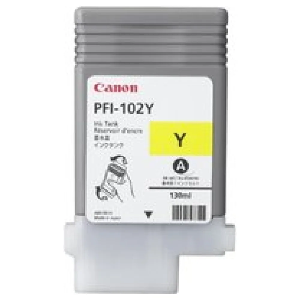 Original Canon 0898B001 / PFI102Y Tintenpatrone gelb – Bild 2