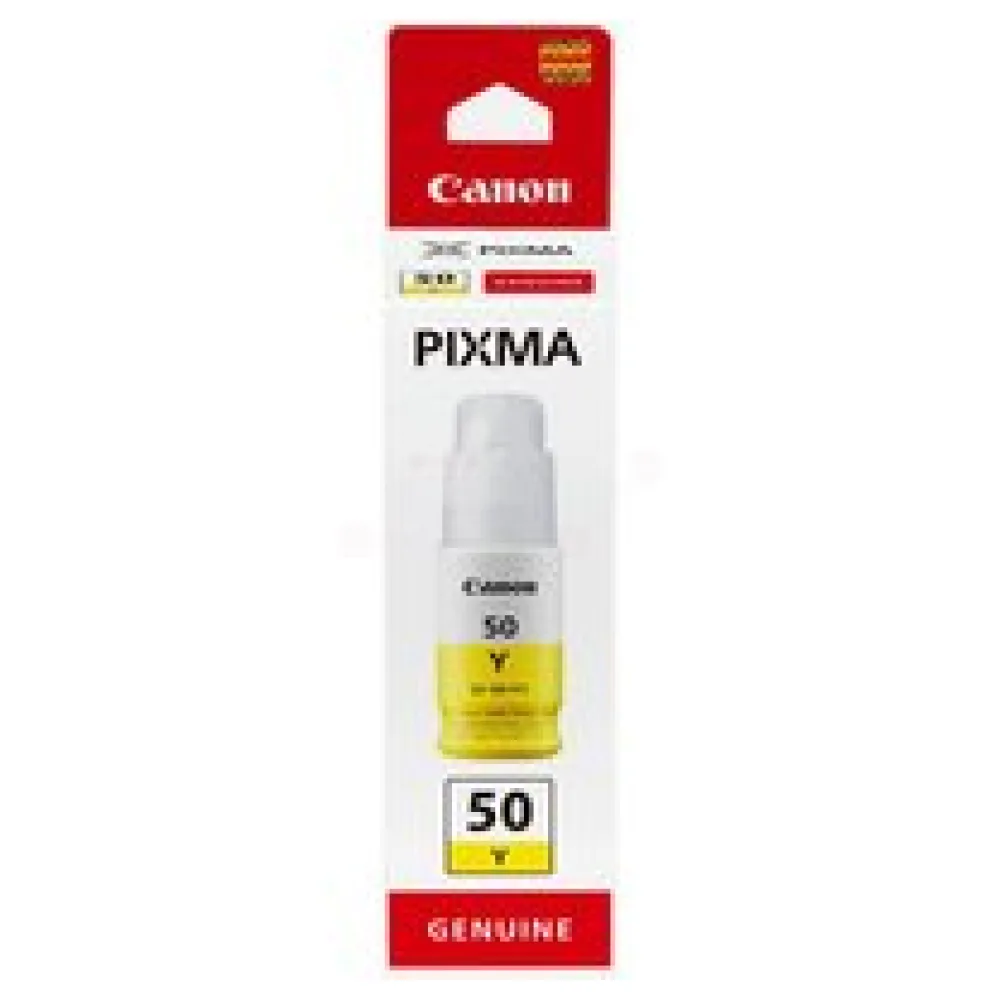 Original Canon 3405C001 / GI50Y Tintenflasche gelb – Bild 2