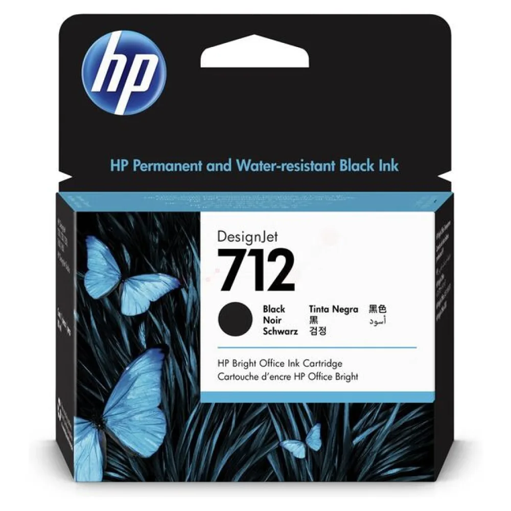 Original HP 3ED71A / 712 Tintenpatrone schwarz
