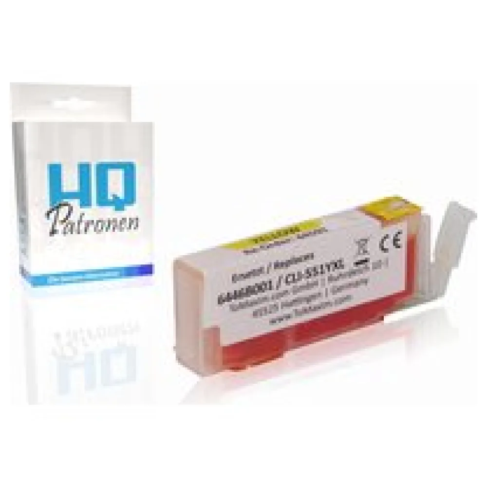 Kompatibel zu Canon 6446B001 / CLI-551YXL Tintenpatrone, gelb – Bild 2