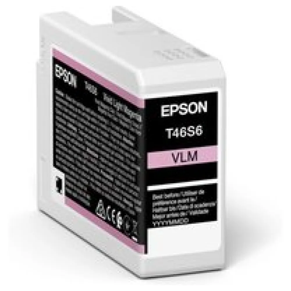 Original Epson C13T46S600 / T46S6 Tintenpatrone magenta hell – Bild 2