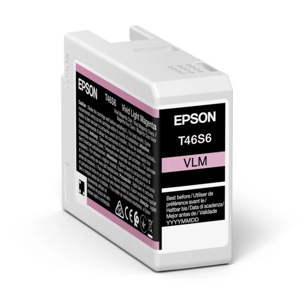 Original Epson C13T46S600 / T46S6 Tintenpatrone magenta hell