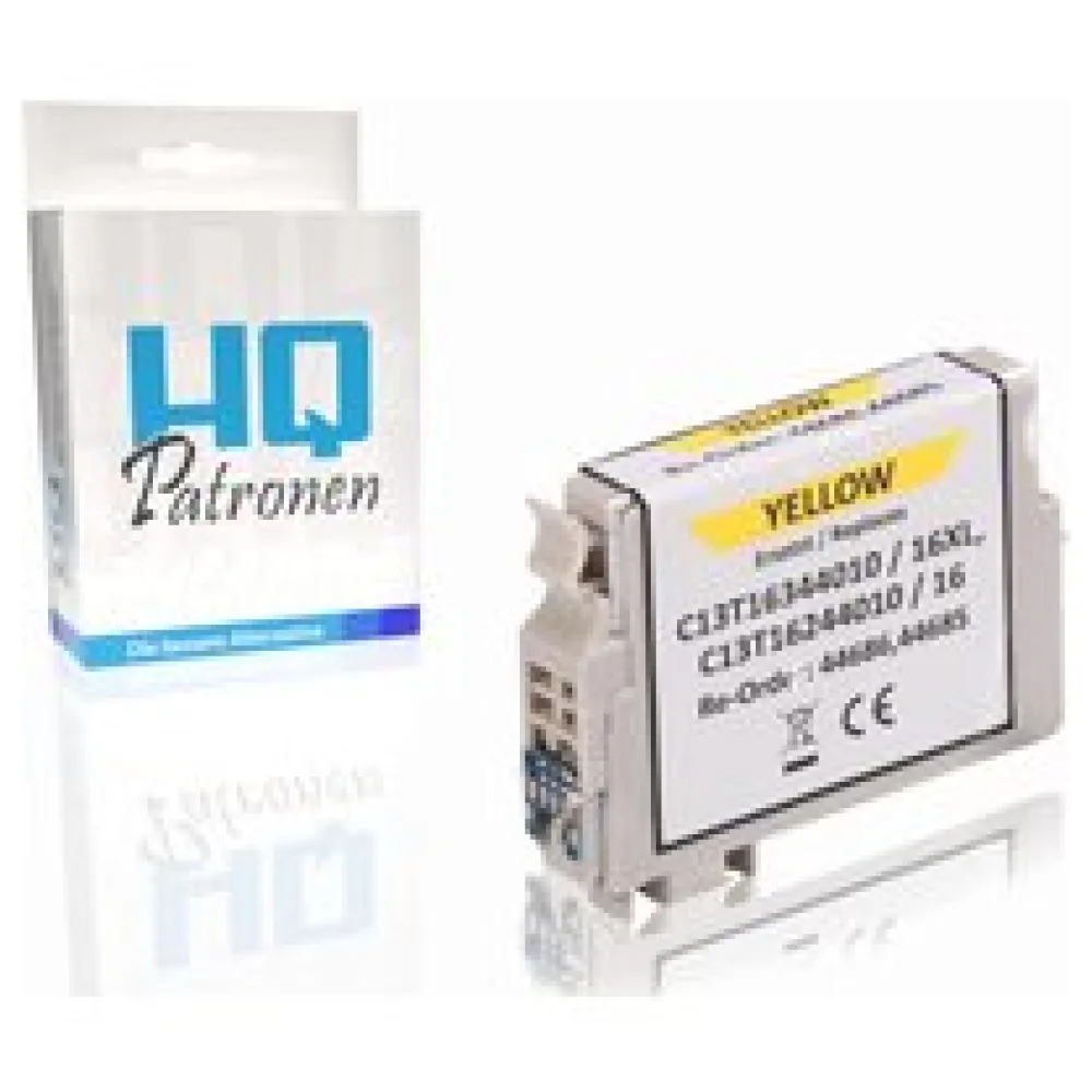 Kompatibel zu Epson C13T16344010 / 16XL Tintenpatrone, gelb – Bild 2