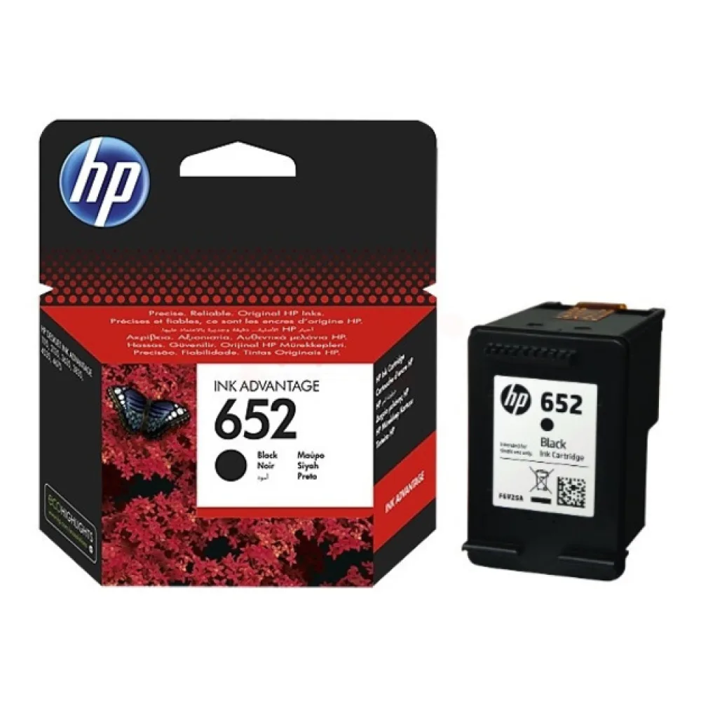 Original HP F6V25AE / 652 Druckkopfpatrone schwarz
