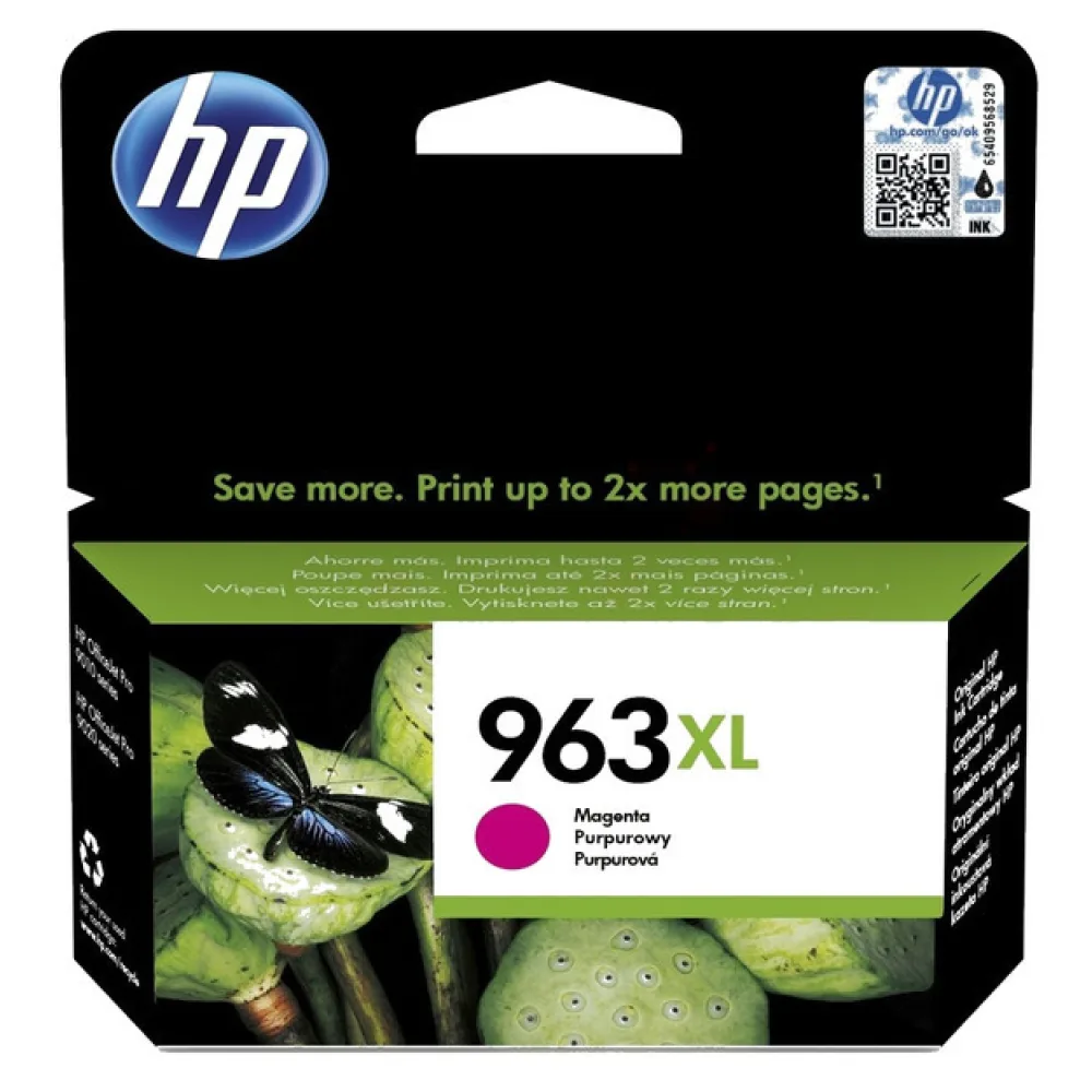 Original HP 3JA28AE / 963XL Tintenpatrone magenta