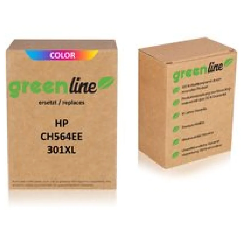 greenline ersetzt HP CH564EE / 301XL Druckkopfpatrone, color – Bild 2