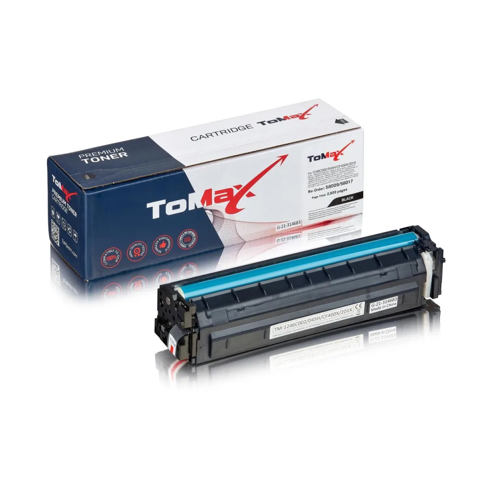 ToMax Premium ersetzt Canon 1246C002 / 045H Toner, schwarz
