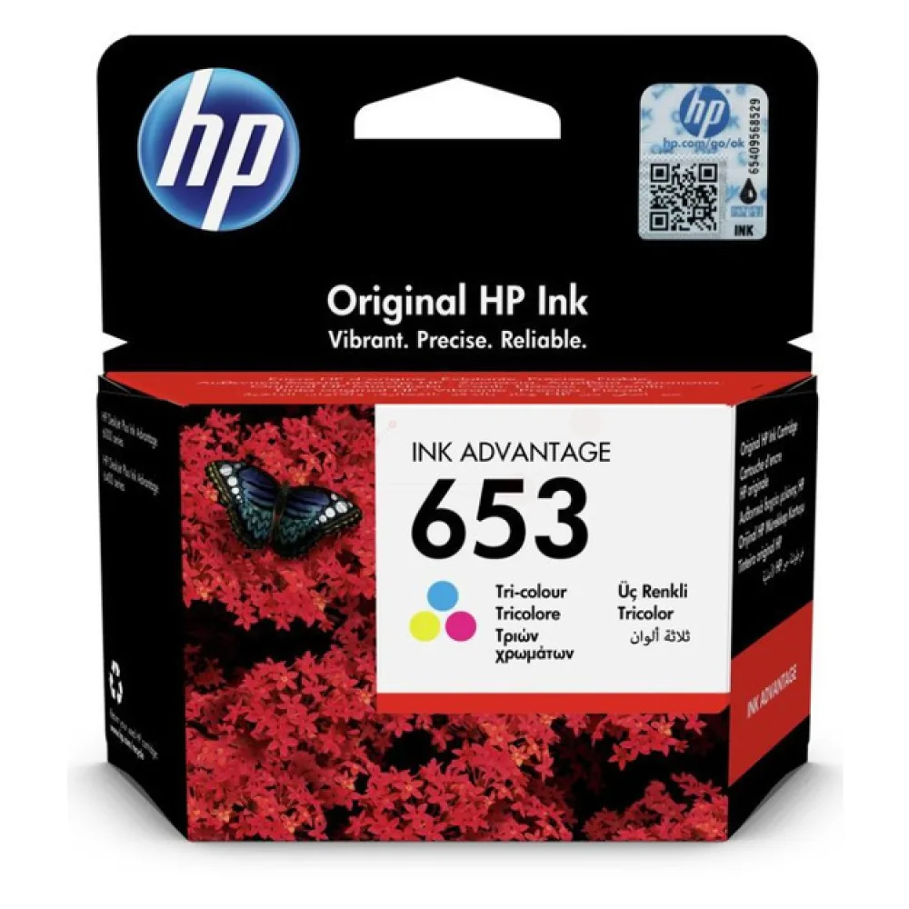 Original HP 3YM74AE / 653 Druckkopfpatrone color