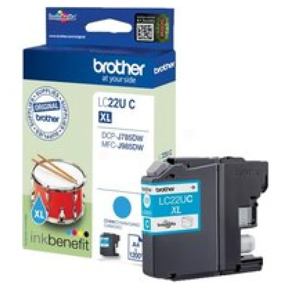 Original Brother LC22UC Tintenpatrone cyan – Bild 2