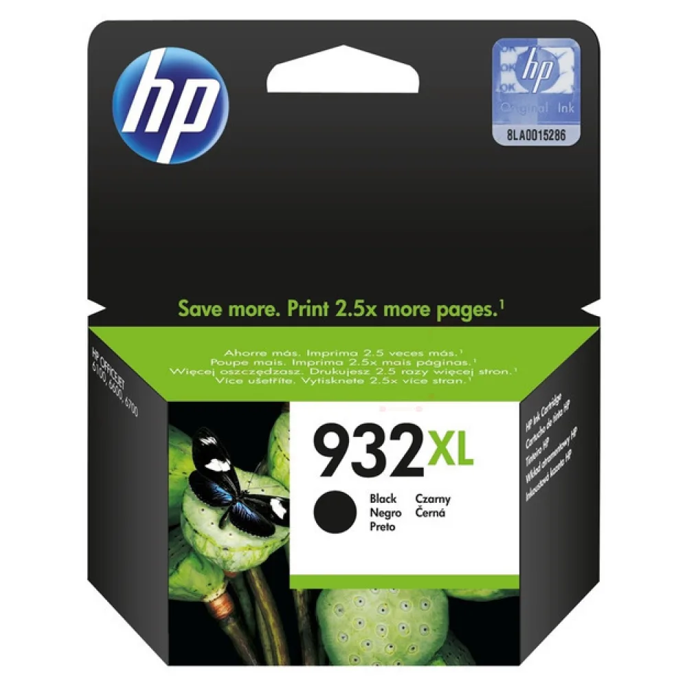 Original HP CN053AE / 932XL Tintenpatrone schwarz