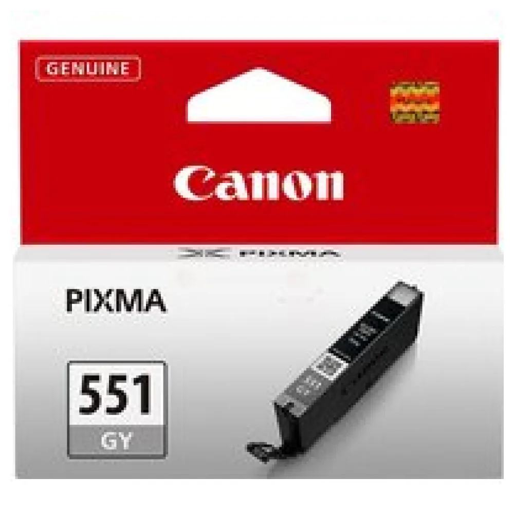 Original Canon 6512B001 / CLI551GY Tintenpatrone grau – Bild 2
