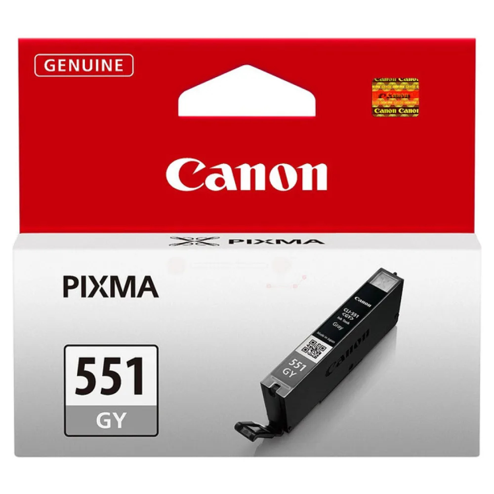 Original Canon 6512B001 / CLI551GY Tintenpatrone grau