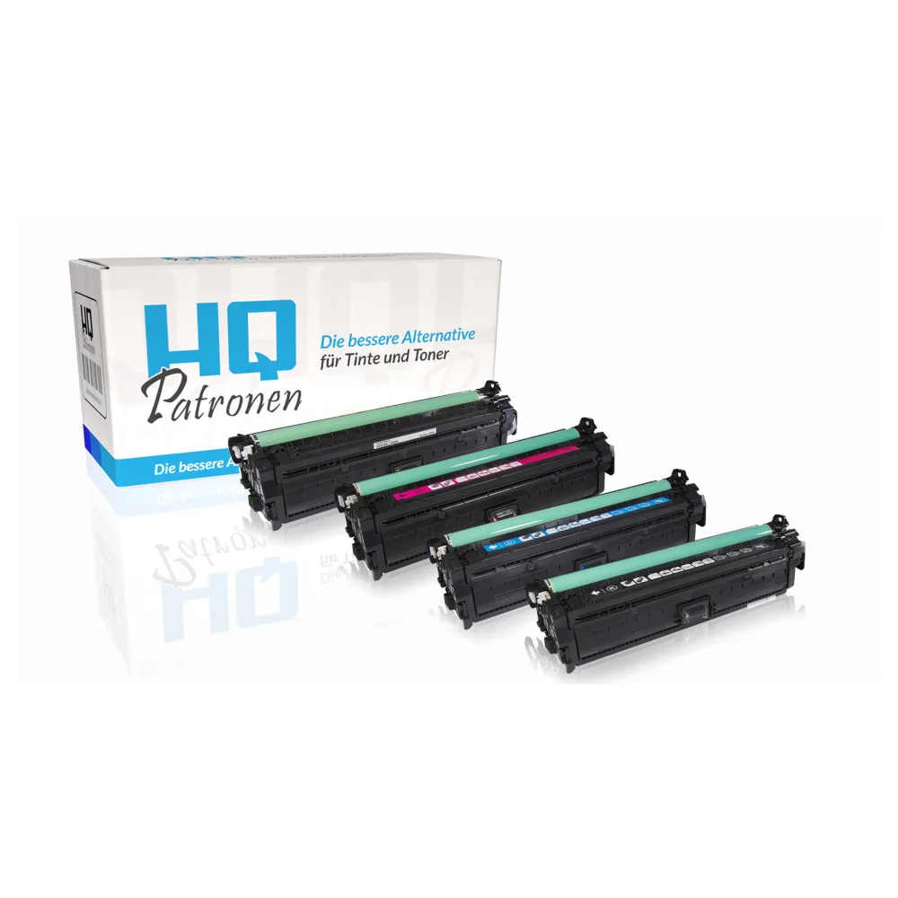 Multipack kompatibel zu HP CE 270 A enthält 4x Tonerkartusche