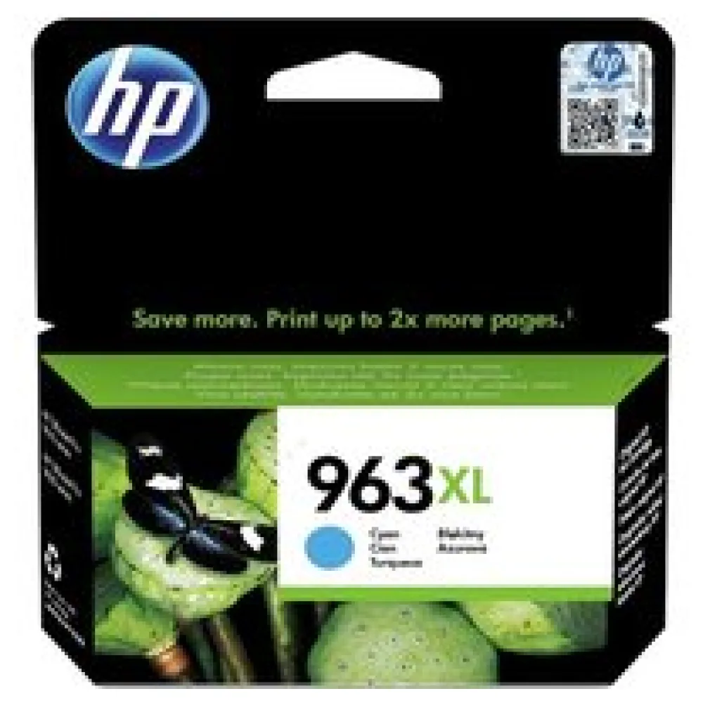Original HP 3JA27AE / 963XL Tintenpatrone cyan – Bild 2