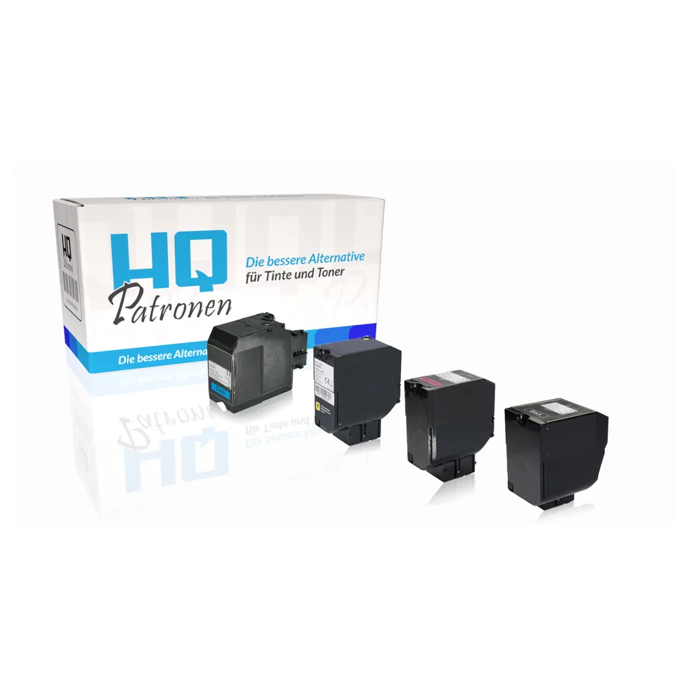 Multipack kompatibel zu Lexmark 84C0H10 enthält 4x Tonerkartusche